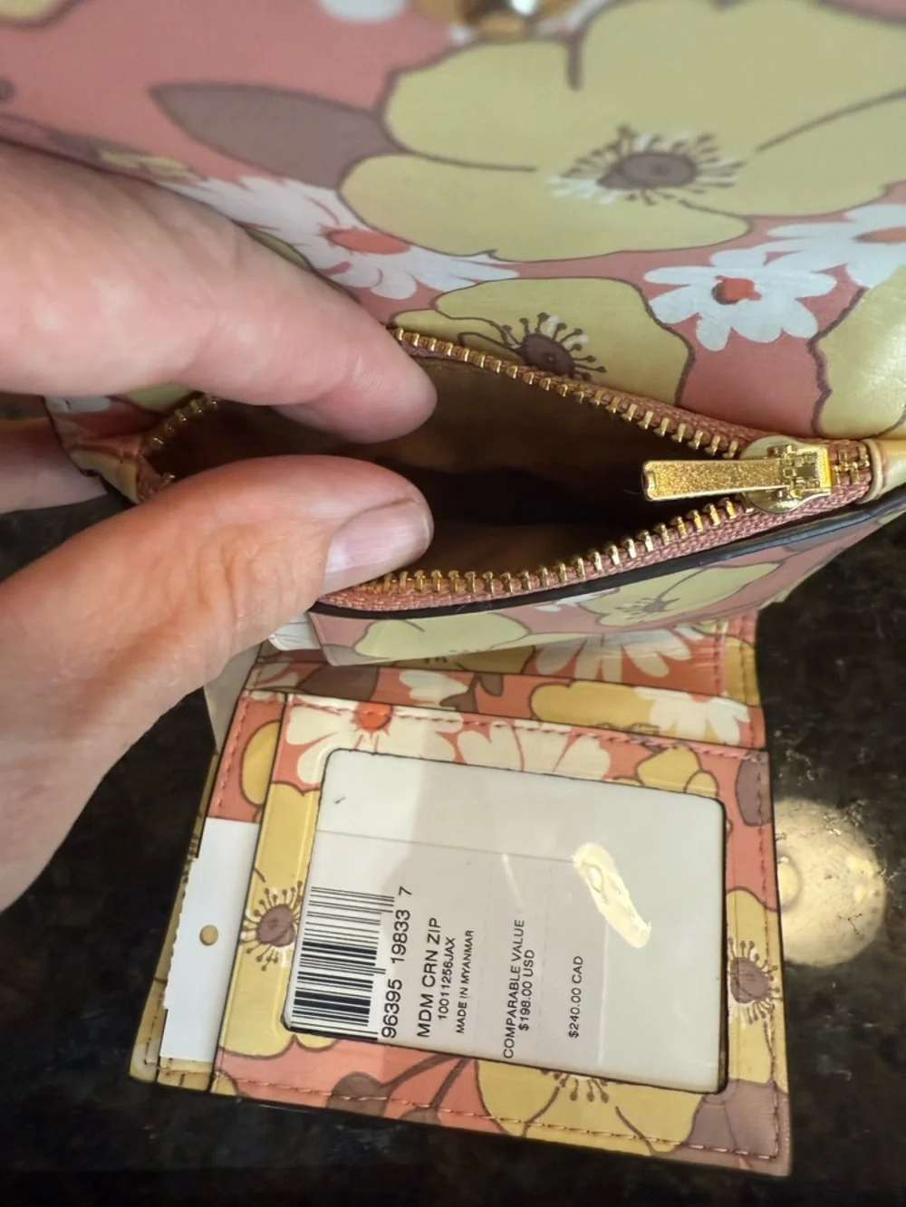 Coach compact wallet