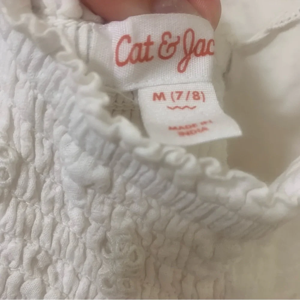 Cat & Jack White Eyelet Dress