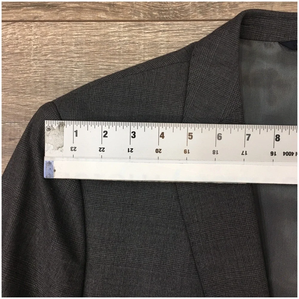 BANANA REPUBLIC Mens Blazer Sport Coat‎ Casual Jacket Size 44R Gray Wool Suit