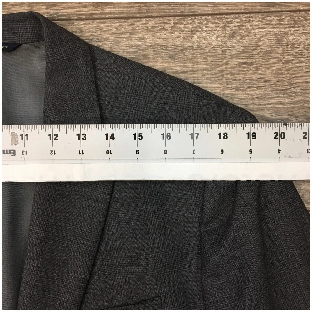 BANANA REPUBLIC Mens Blazer Sport Coat‎ Casual Jacket Size 44R Gray Wool Suit