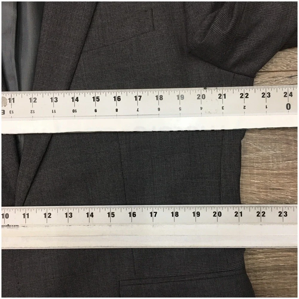 BANANA REPUBLIC Mens Blazer Sport Coat‎ Casual Jacket Size 44R Gray Wool Suit