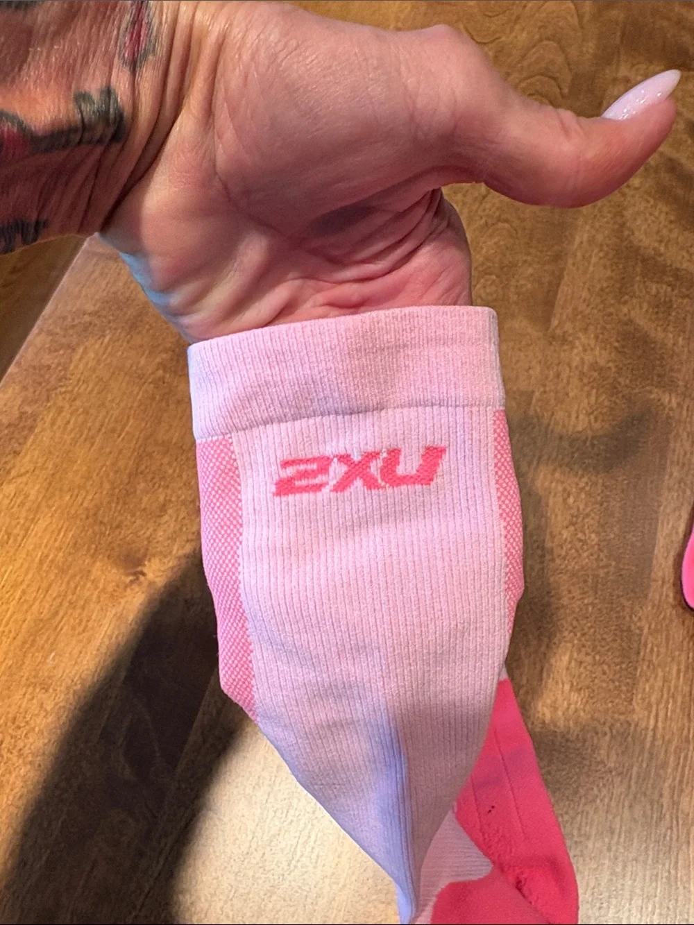Women’s compression socks.