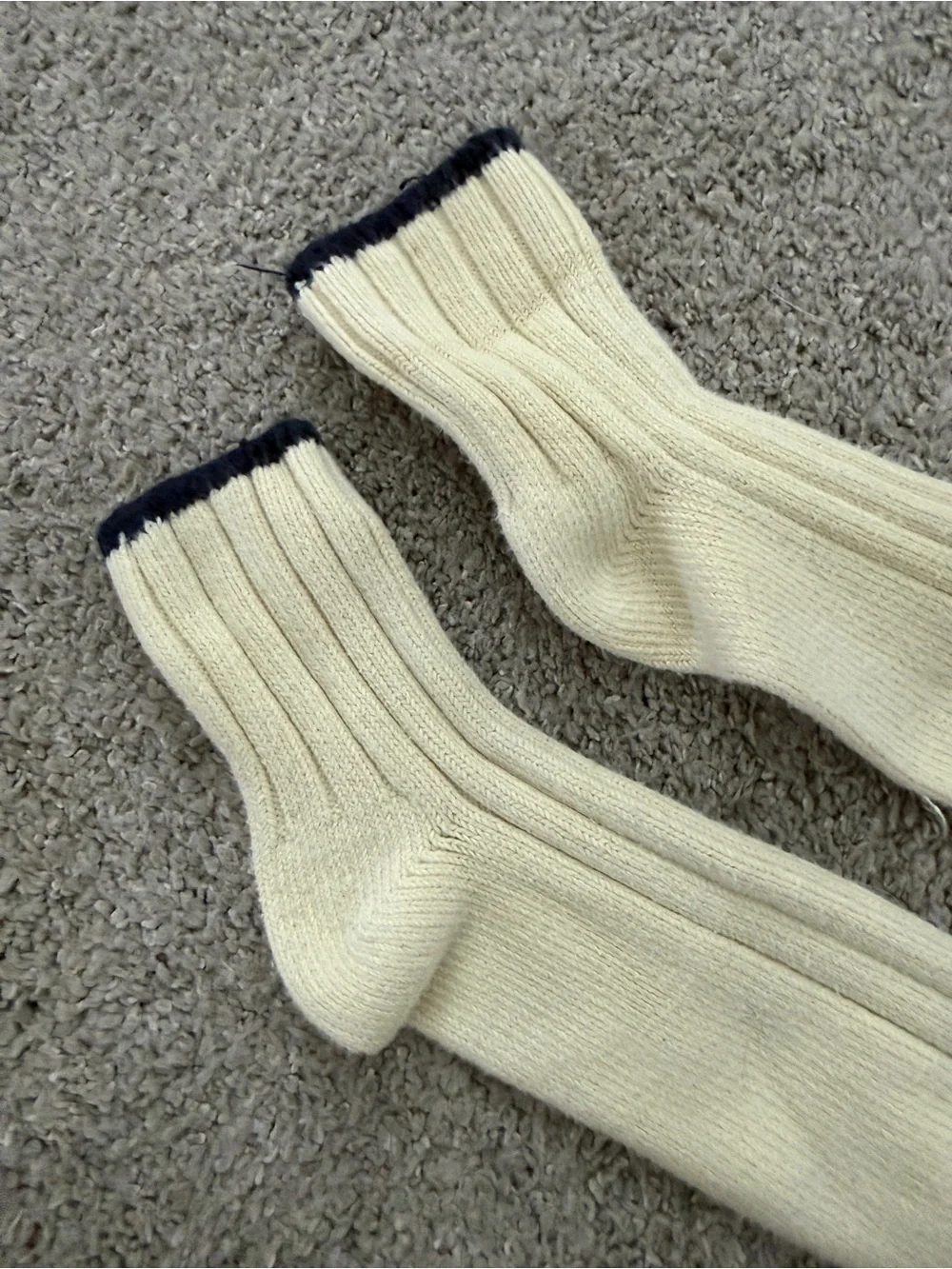 Madewell Ribbed Knit Crew Cabin Socks