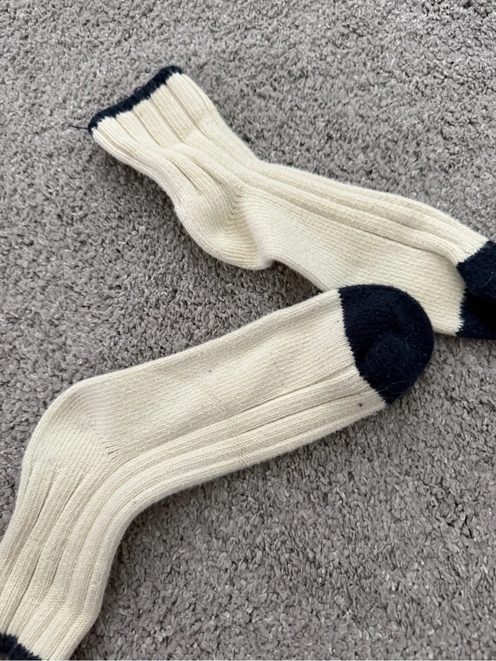Madewell Ribbed Knit Crew Cabin Socks