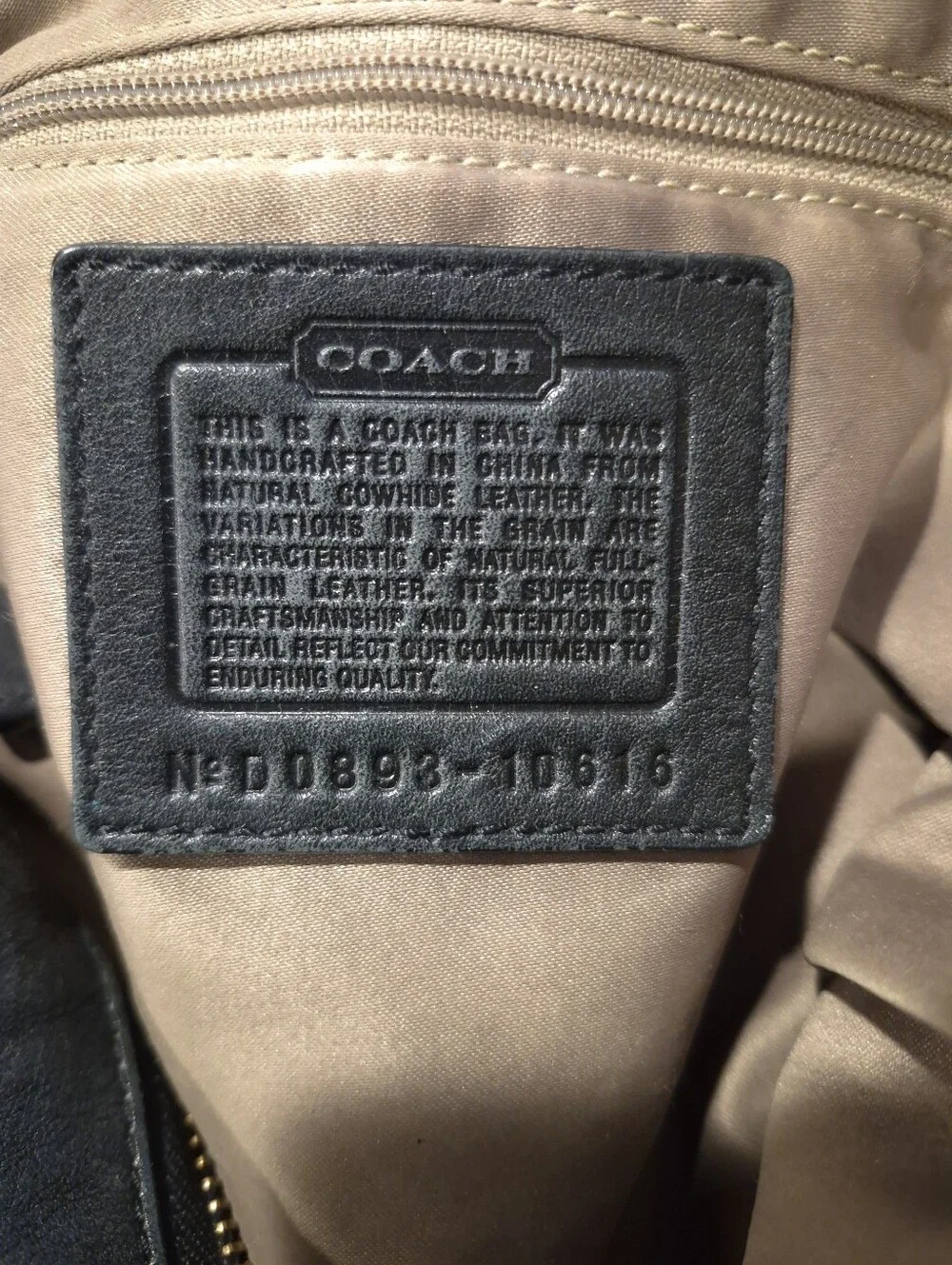 Coach buttery soft