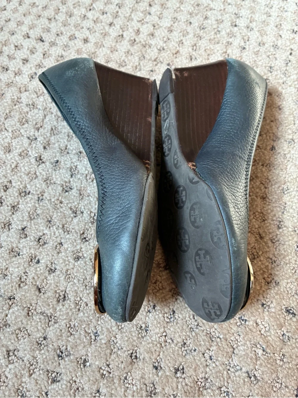 Tory Burch wedges day leather