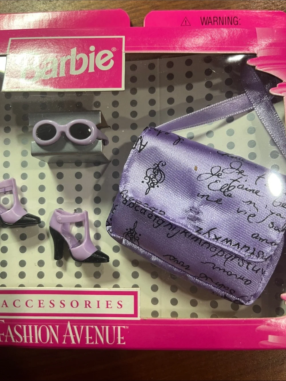 Barbie script set detailing