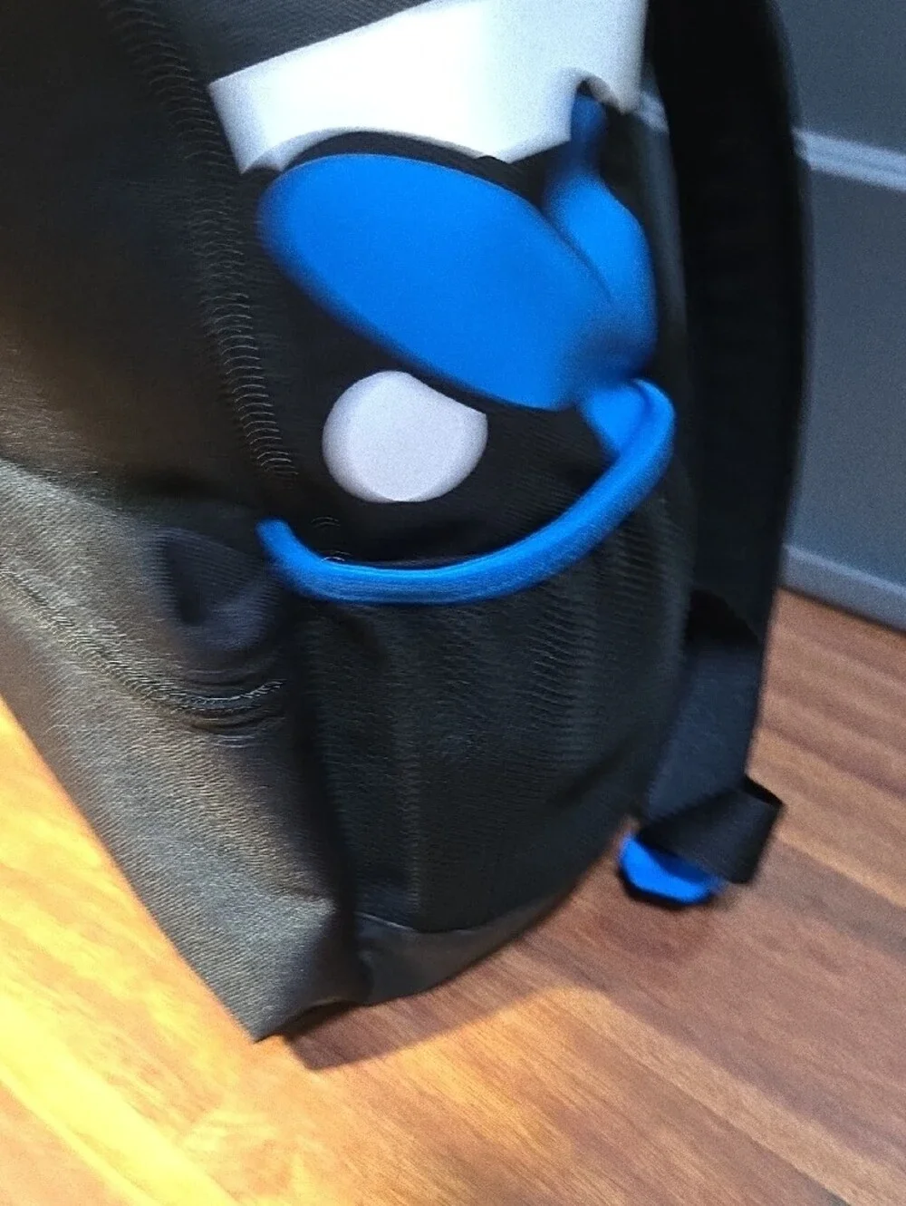 Nike Black & Blue Kids Mini Backpack with Playful Swoosh Nwt Fashion