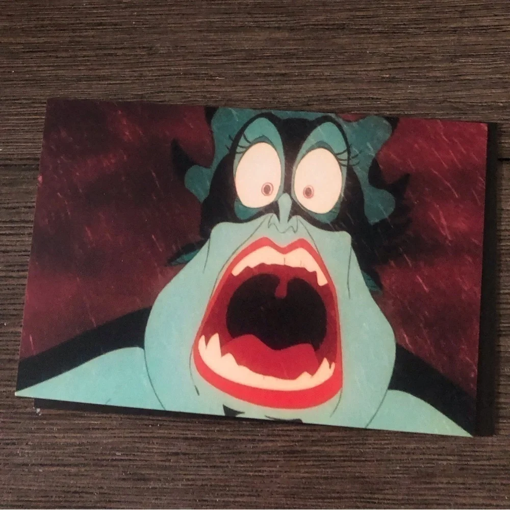 Disney villains postcards