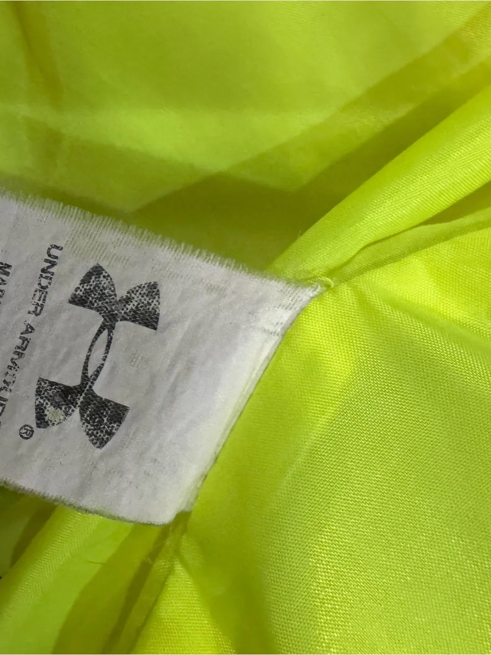 Under Armour neon front logo