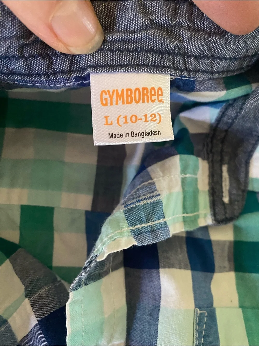 Gymboree home 10 plaid