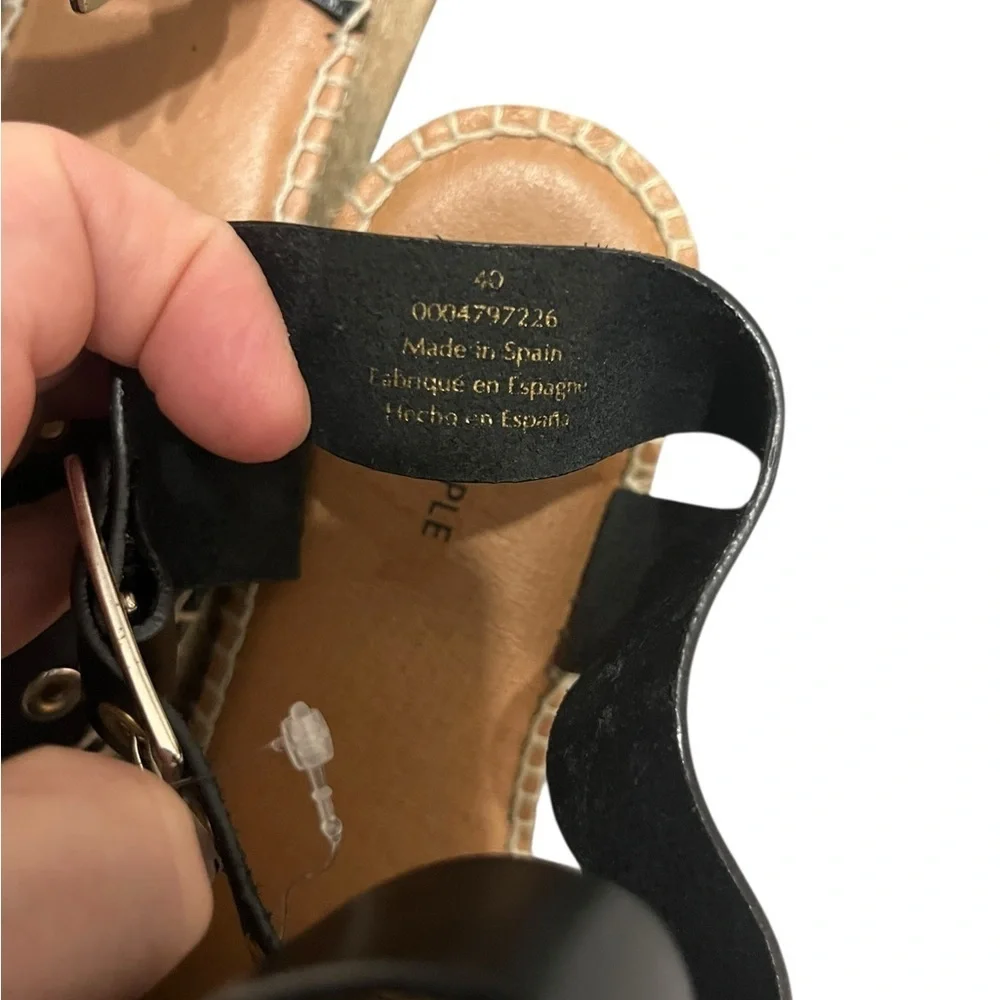 NWT Free People Gable Glad Ankle Strap Espadrille Platform Sandal Sz 40