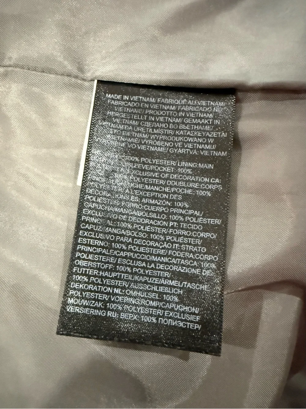 The North Face lightweight hooded