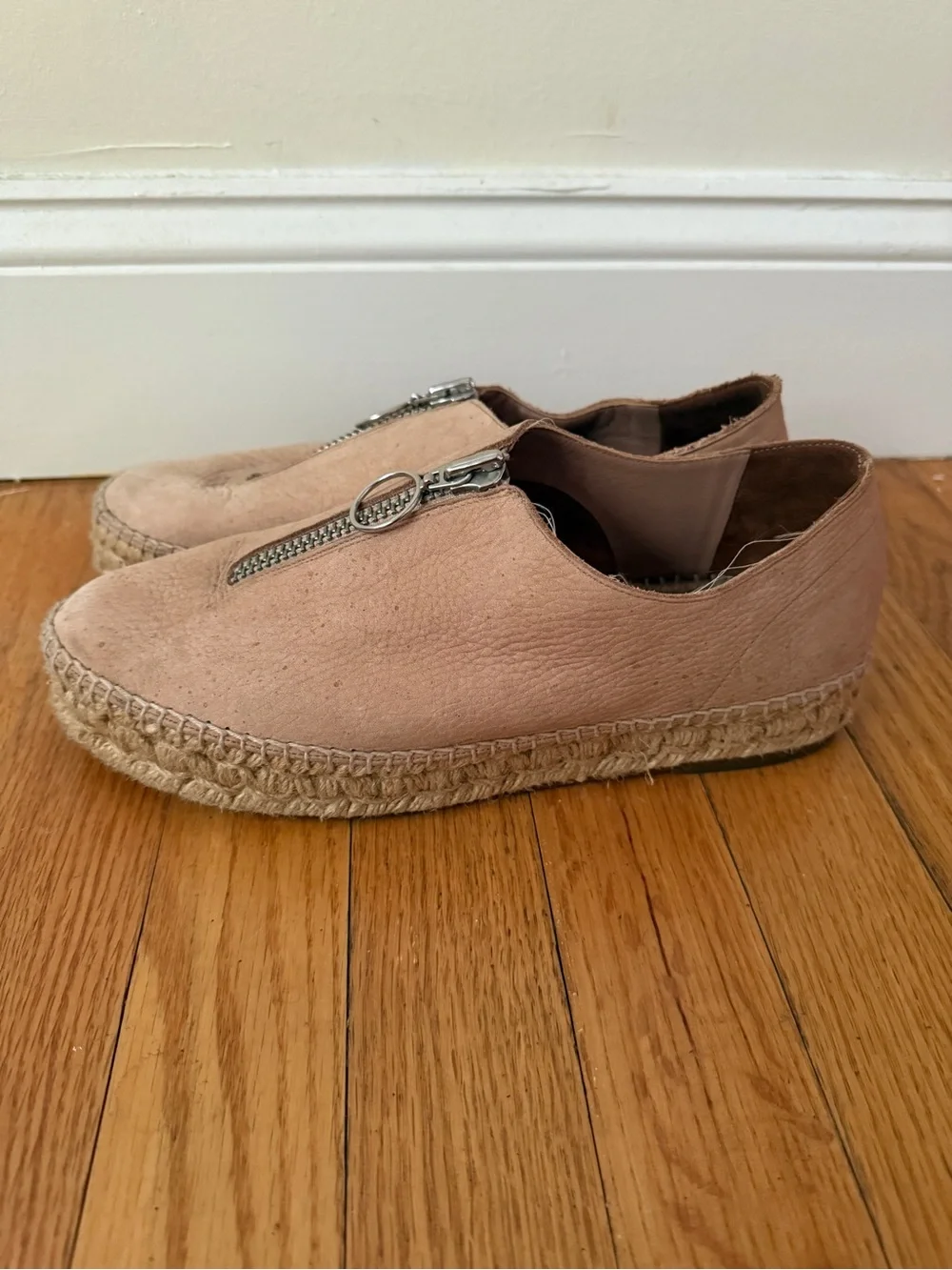 Alexander Wang espadrille suede platform