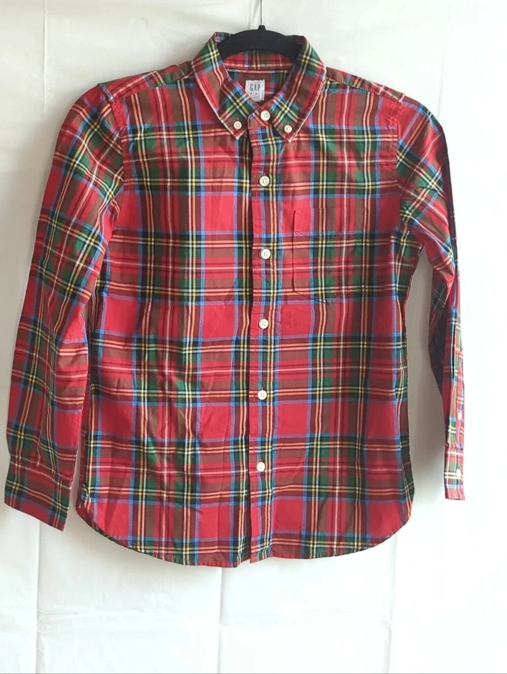 GAP kids plaid