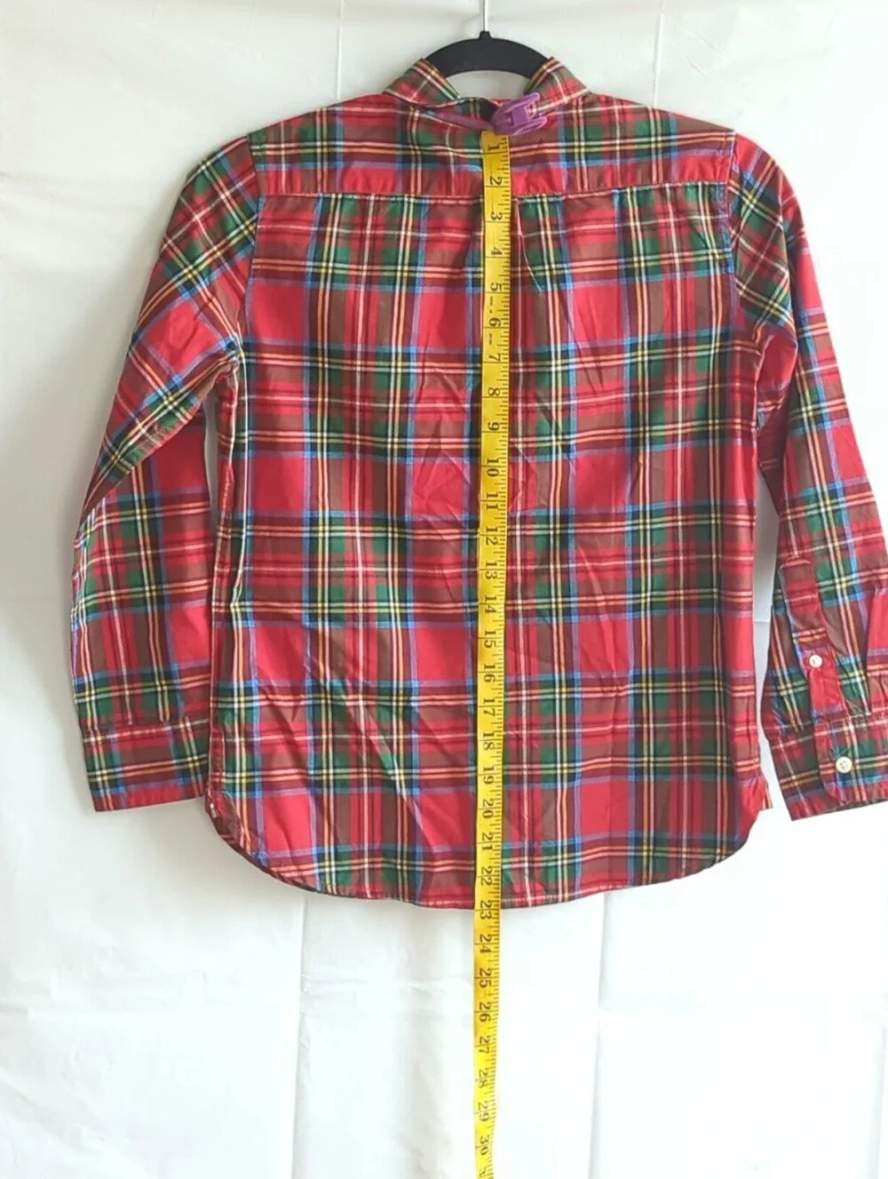 GAP kids plaid