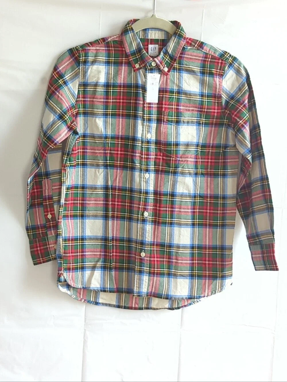 GAP kids plaid