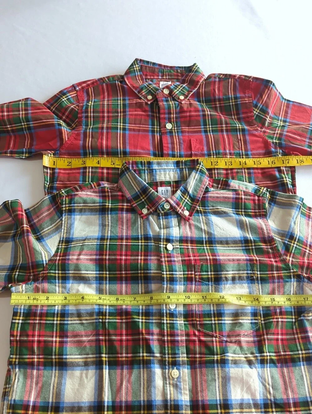 GAP kids plaid