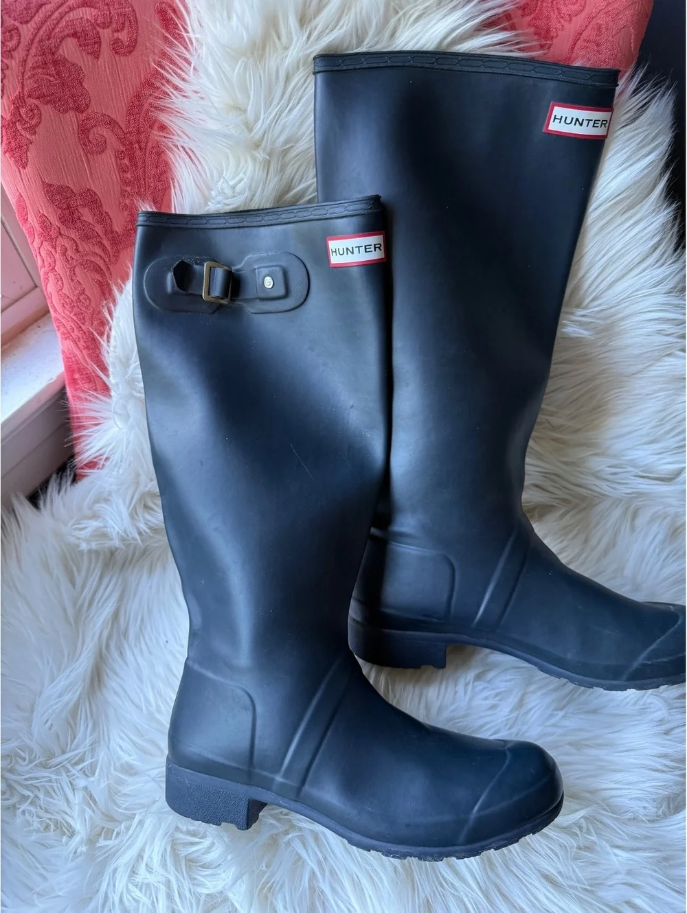 Hunter Classic Black Tall Rain Boots