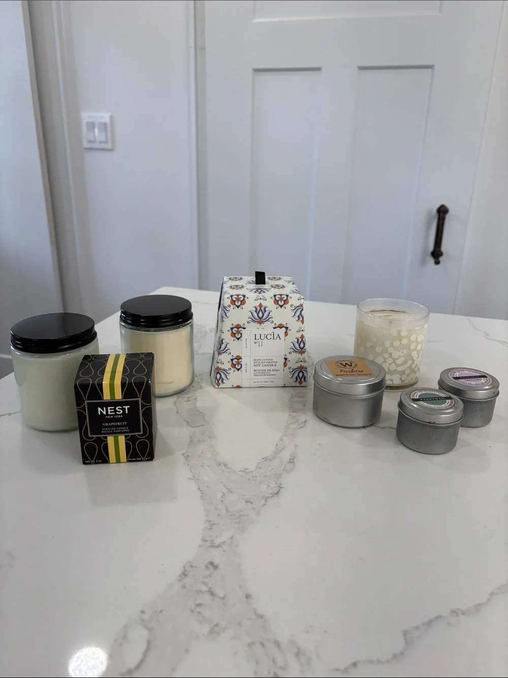 Assortment of Nest, Lucia, Paddywax & More Scented Candle Bundle of 8