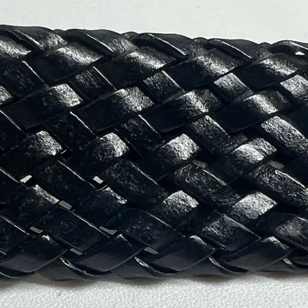Chaps reversible black braided