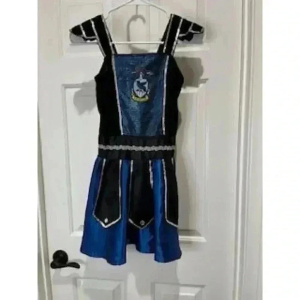 Harry Potter Ravenclaw Costume Blue‎ And Black Dress Girls Size Large
