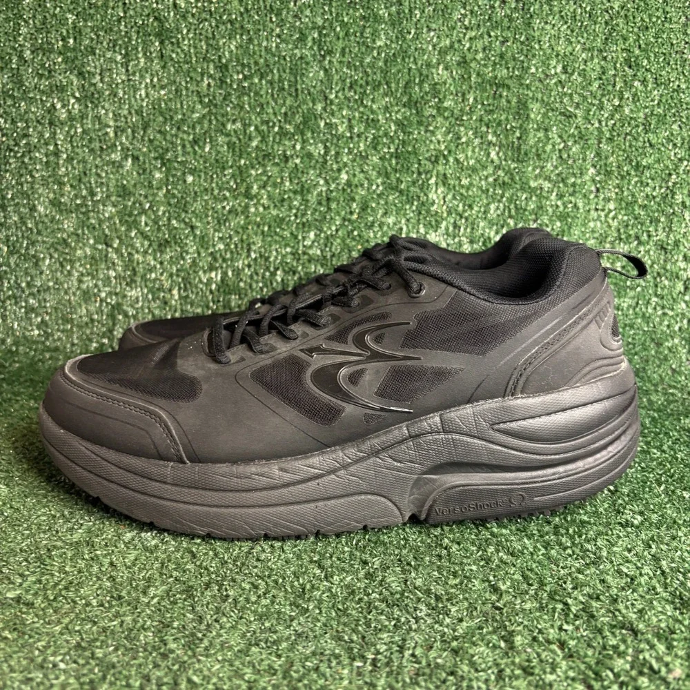 Gravity Defyer G-Defy Ion Orthopedic Pain Relief Athletic Shoe Black Men 12 Wide