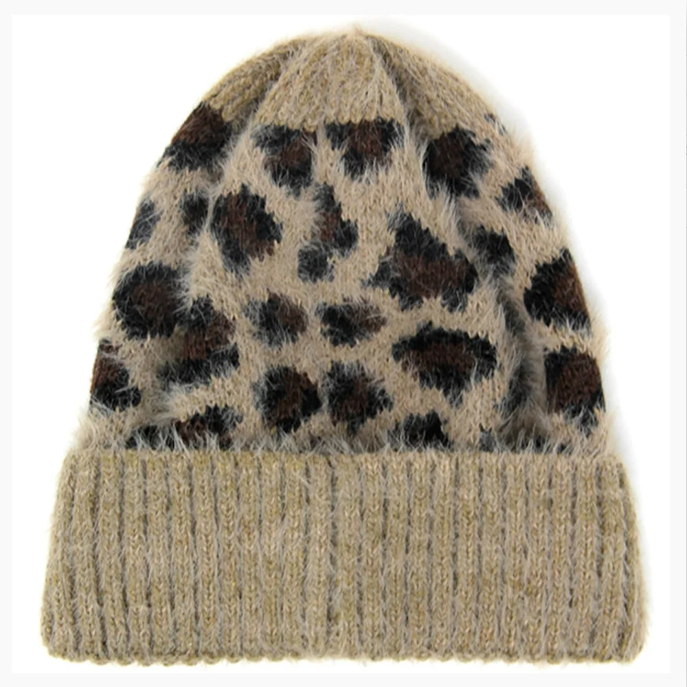 LOF leopard beanie