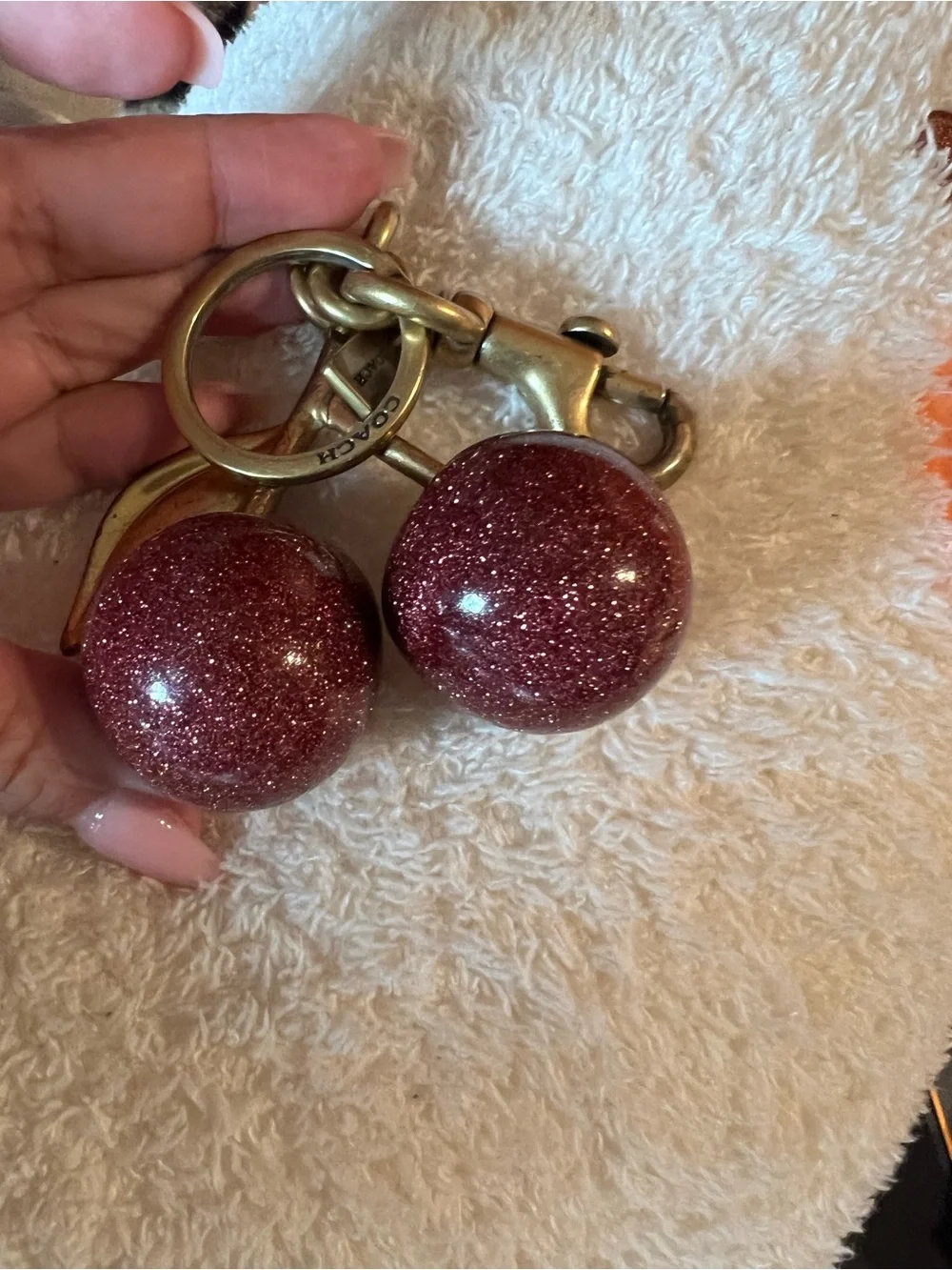 Coach keyring featuring