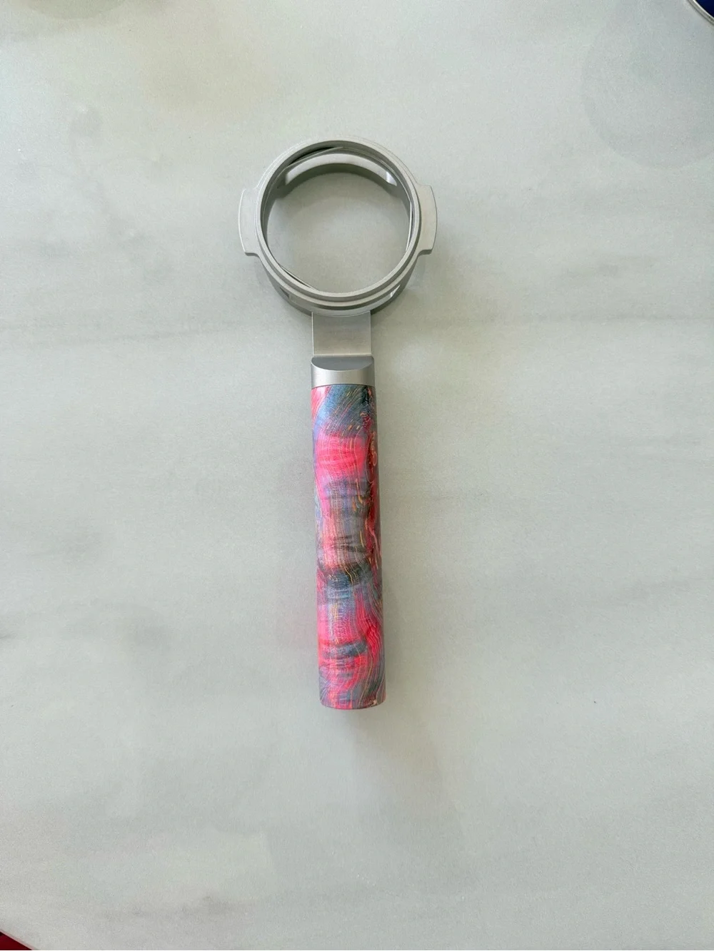 Colorful Swirl 58mm Portafilter Handle