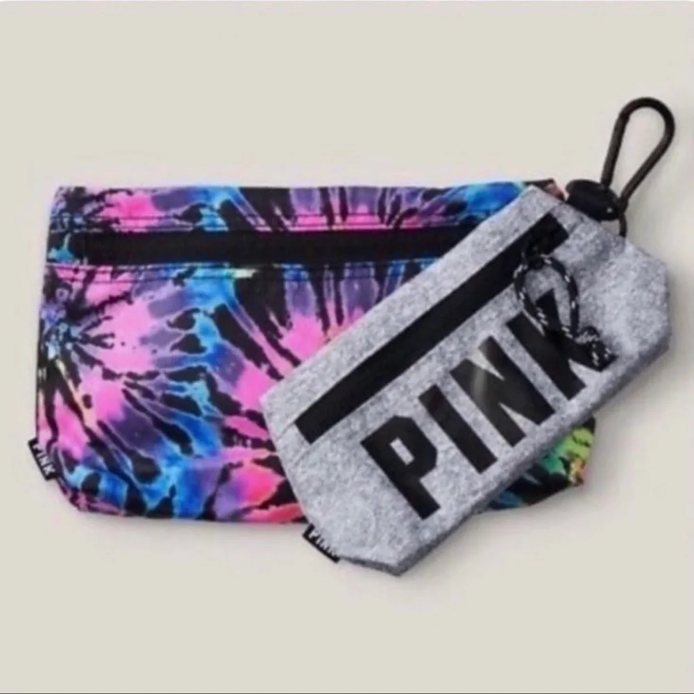 PINK VS (2) POUCHES