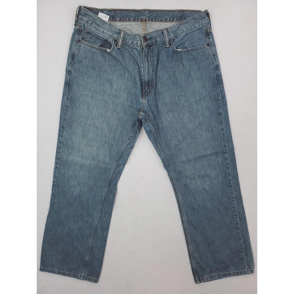Levis 559 Jeans Mens 38x28 Blue Straight Leg Relaxed Fit Denim Medium Wash Pants
