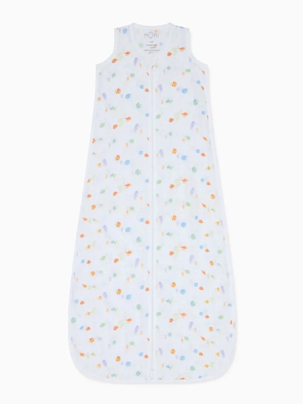 MORI Muslin Front Opening Sleep Sack 3-Pack 0.5 TOG 2-4Y Mint Ocean