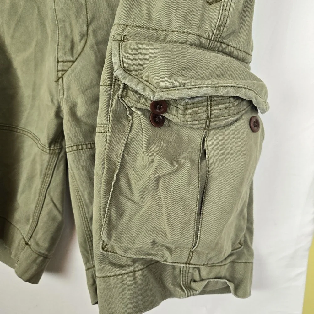 Polo Ralph Lauren Cargo Shorts Mens 38 Olive Green Military
