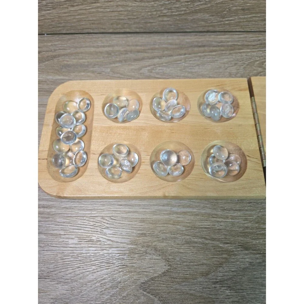 Disney Club Penguin Mancala Wooden Board Game by Cardinal (Missing 1) Y2k