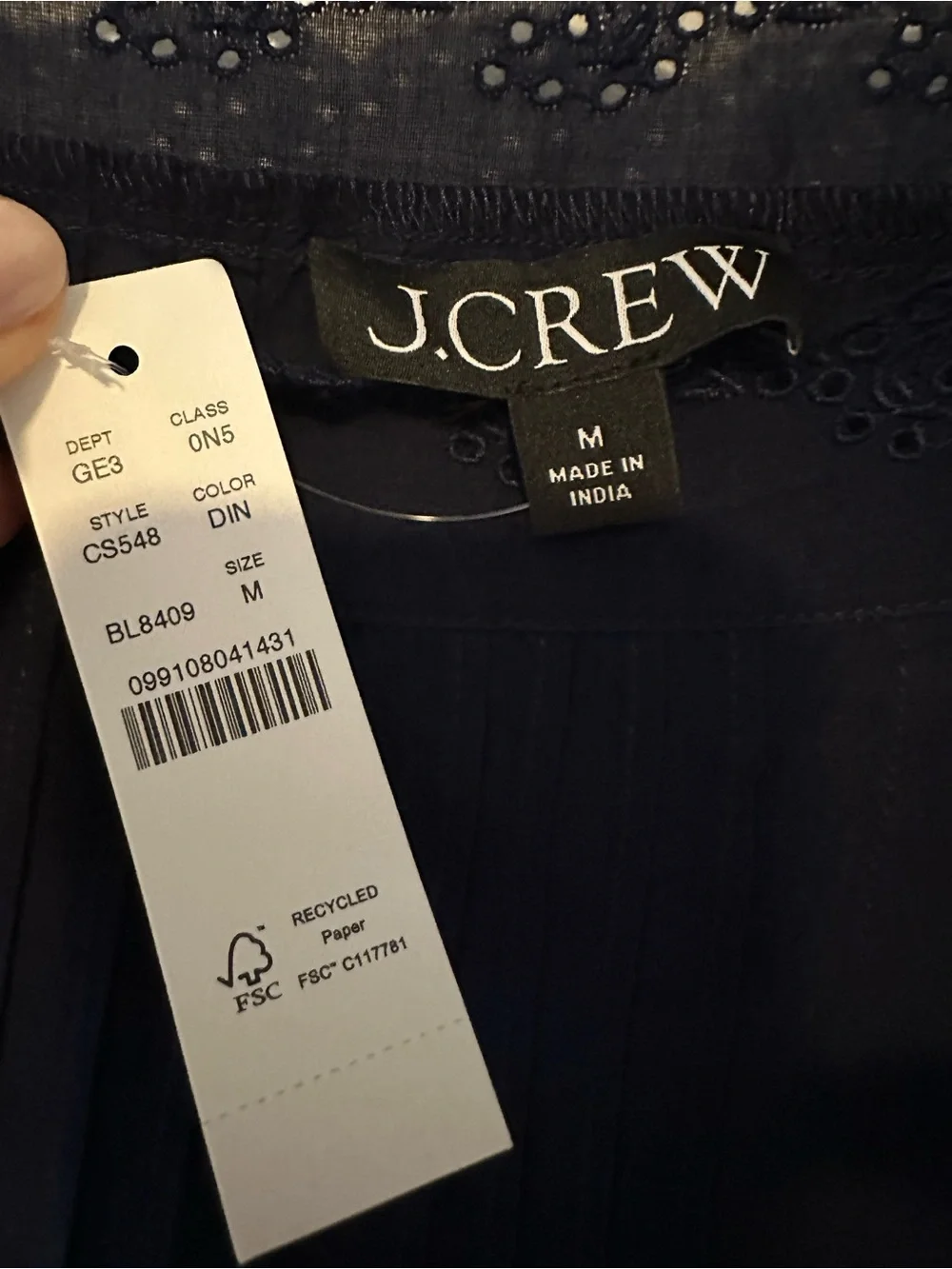 J. Crew crew cotton