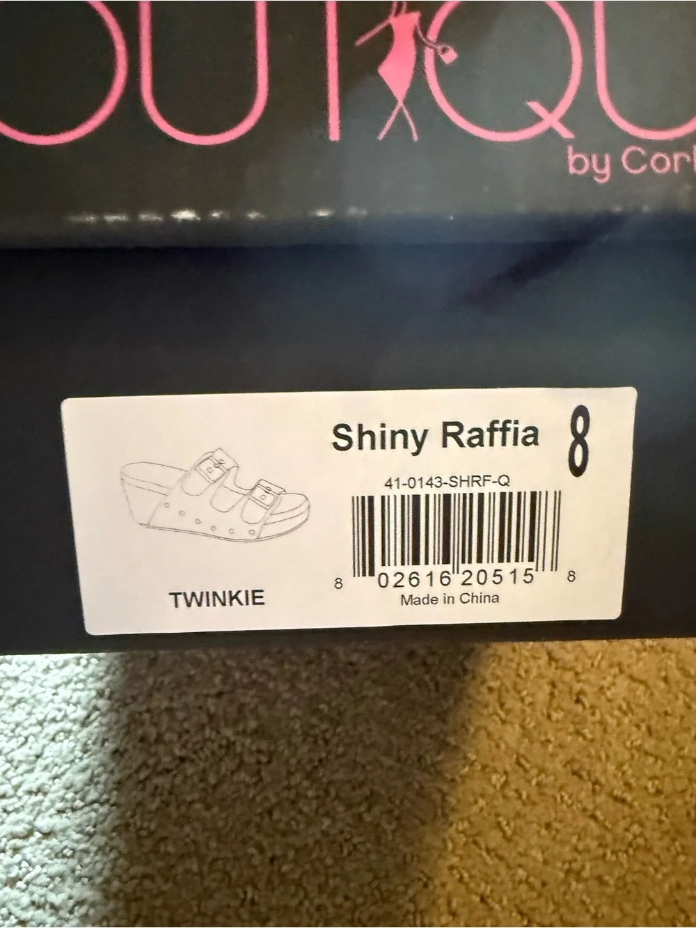 Boutique by Corkys cream wedge