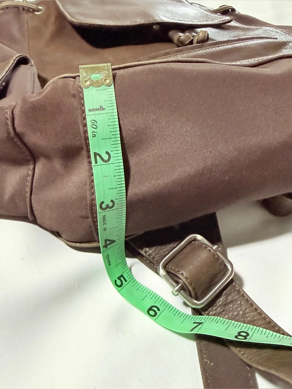 Fossil fabric front side