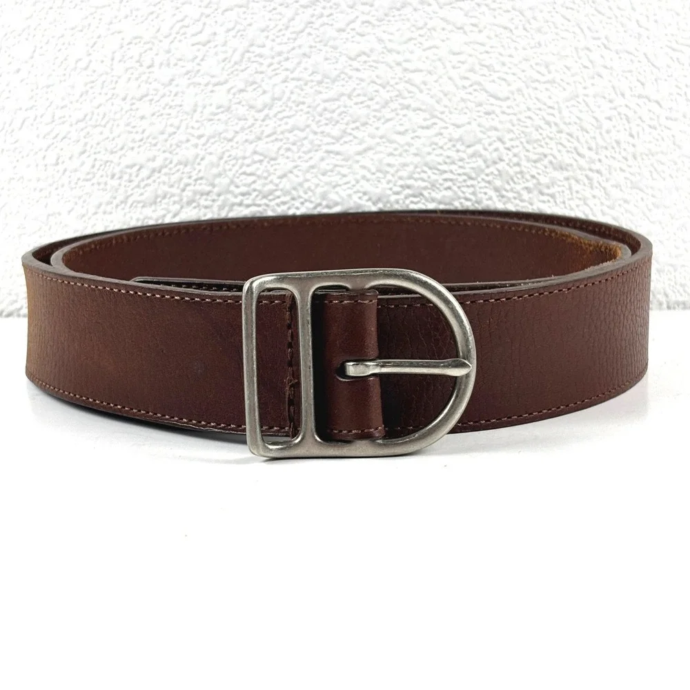 Carhartt‎ Leather Belt Mens 42 Brown Rugged Workwear Harness Buckle Gorpcore