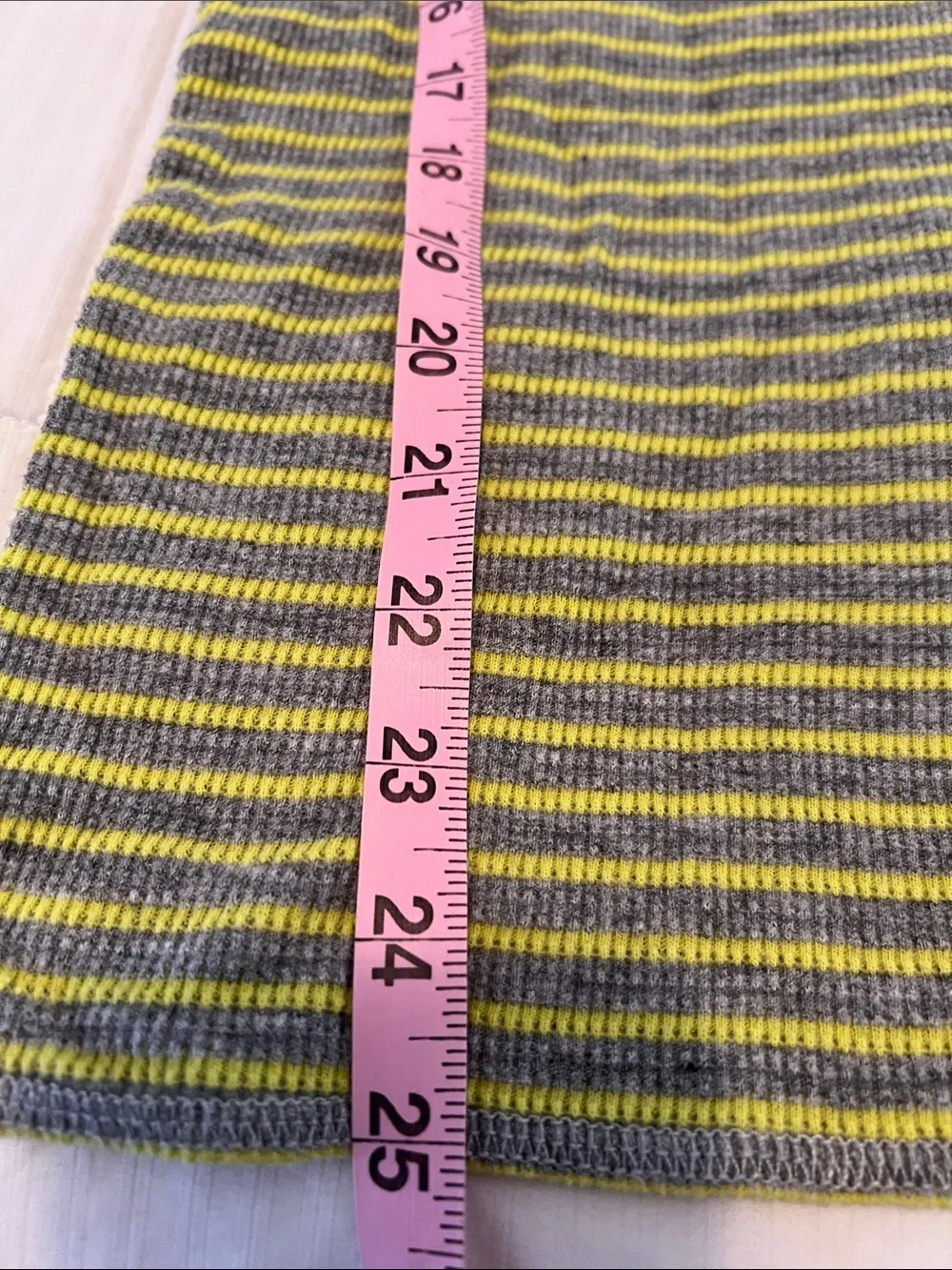 J. Crew lightweight yellow horizontal