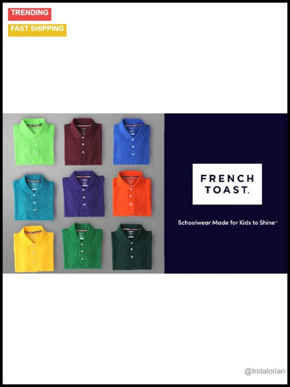 Short Sleeve Pique Polo Uniform Shirt - Cotton Blend