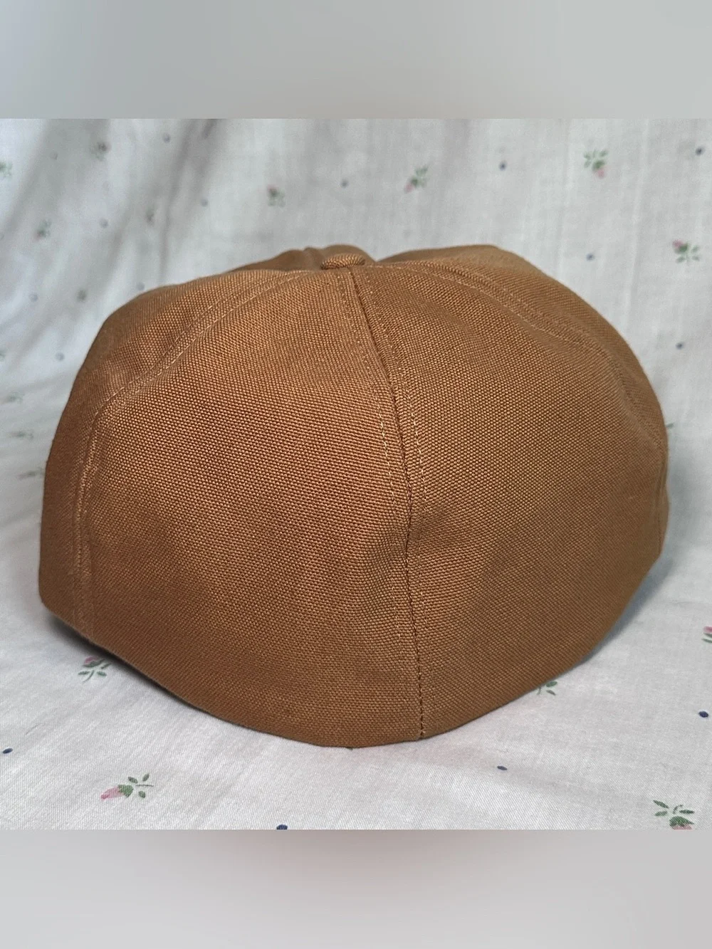 Vintage Muleskins Tan Duck Canvas Workwear Hat Red Lined