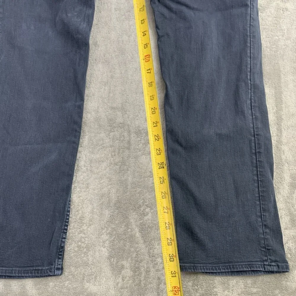 7 for all Mankind Slimmy Jeans Mens 40x31” Faded Blue Straight Leg Denim Stretch