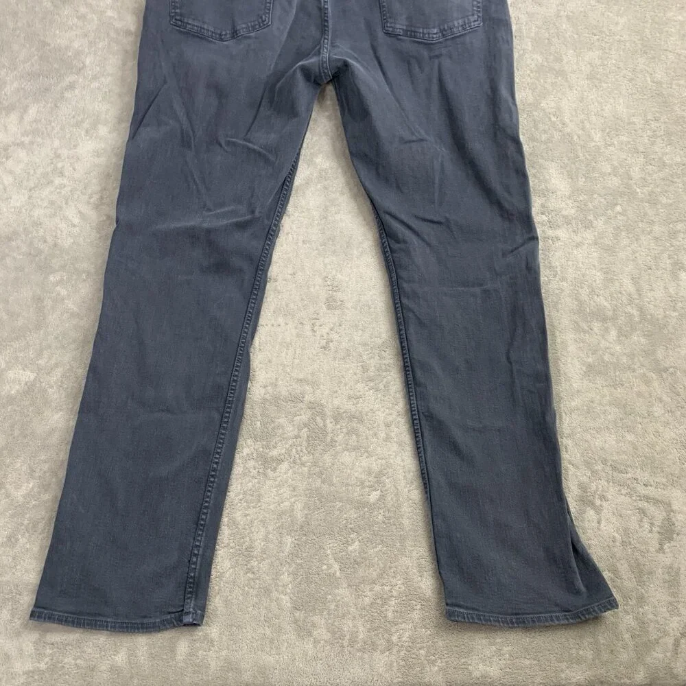 7 for all Mankind Slimmy Jeans Mens 40x31” Faded Blue Straight Leg Denim Stretch