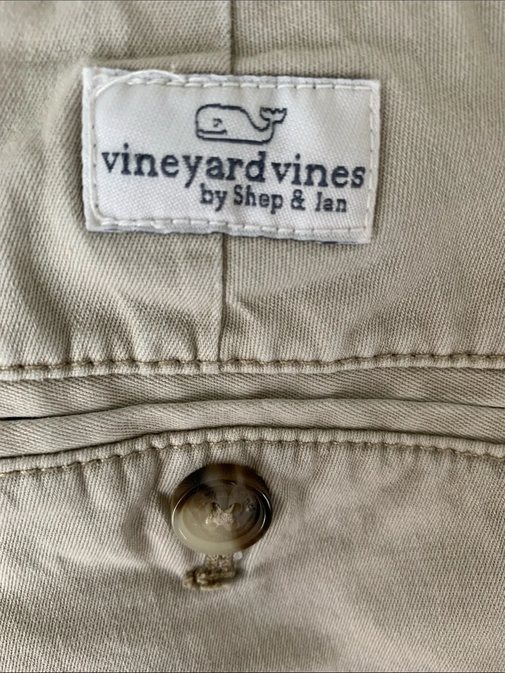 Vineyard Vines Men Chino Stretch Light Gray Shorts Size 36