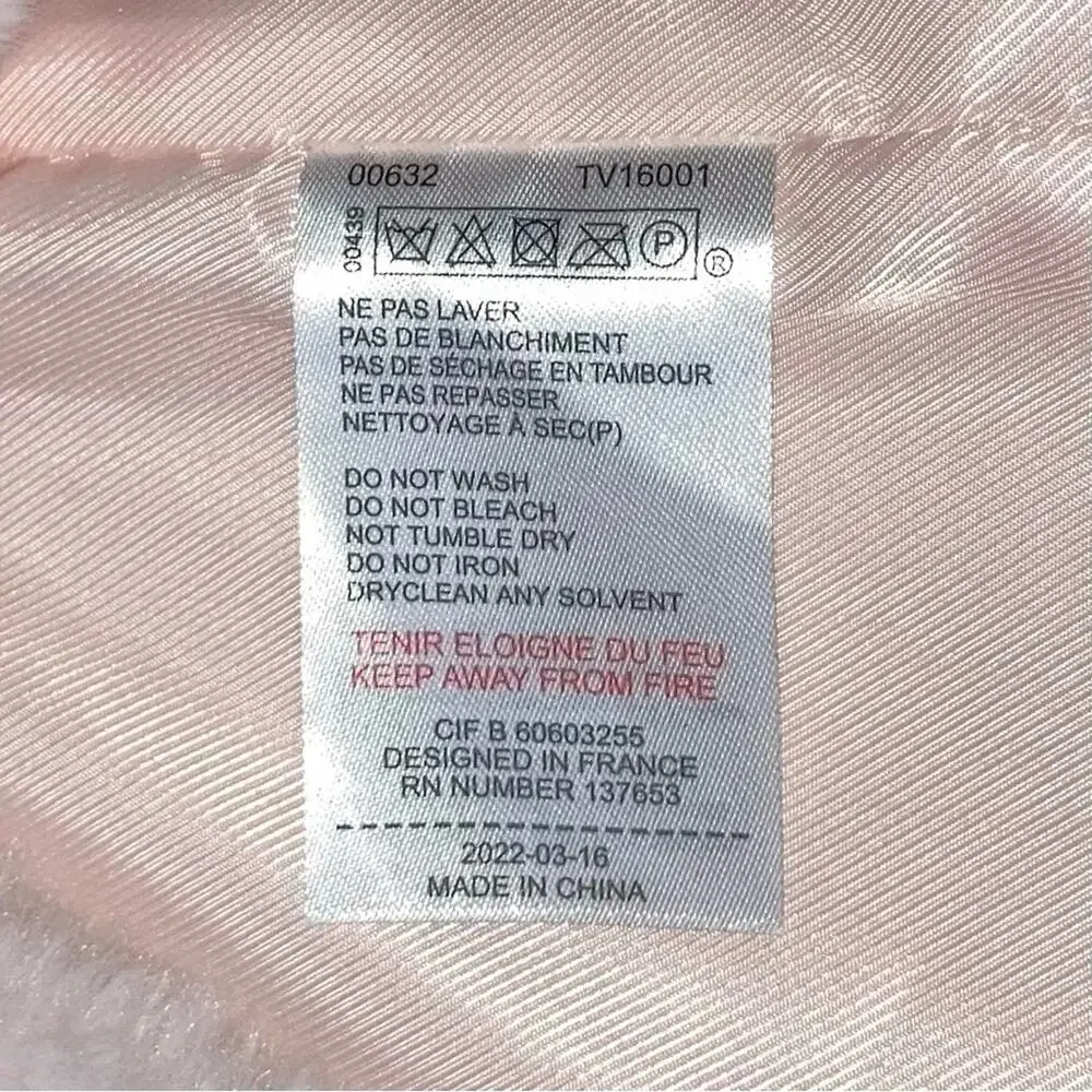 Tartine et Chocolat 18m pale pink faux fur vest EUC