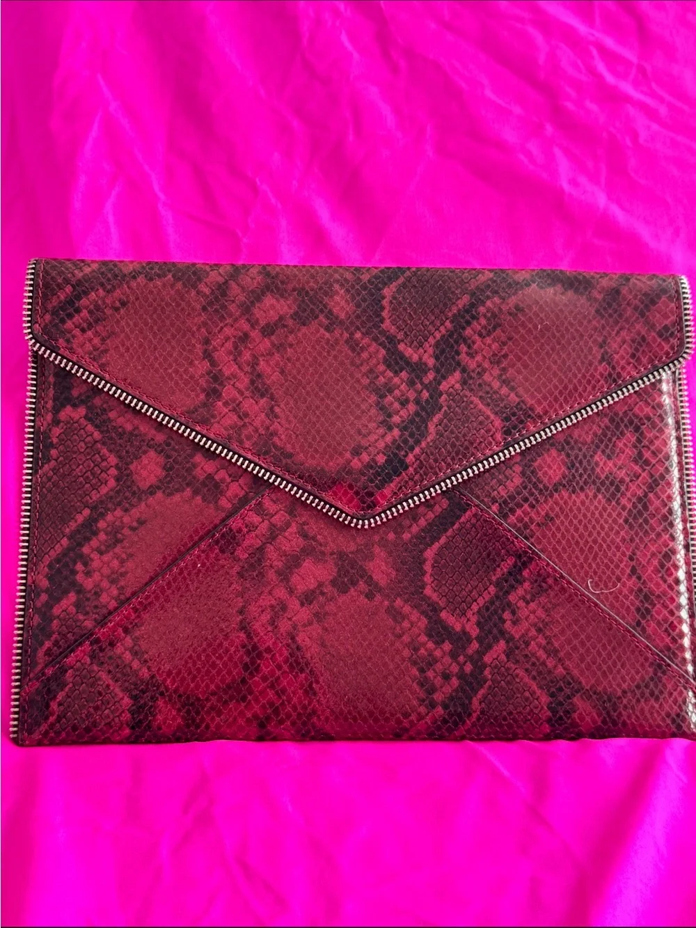 Rebecca Minkoff snake silver polished