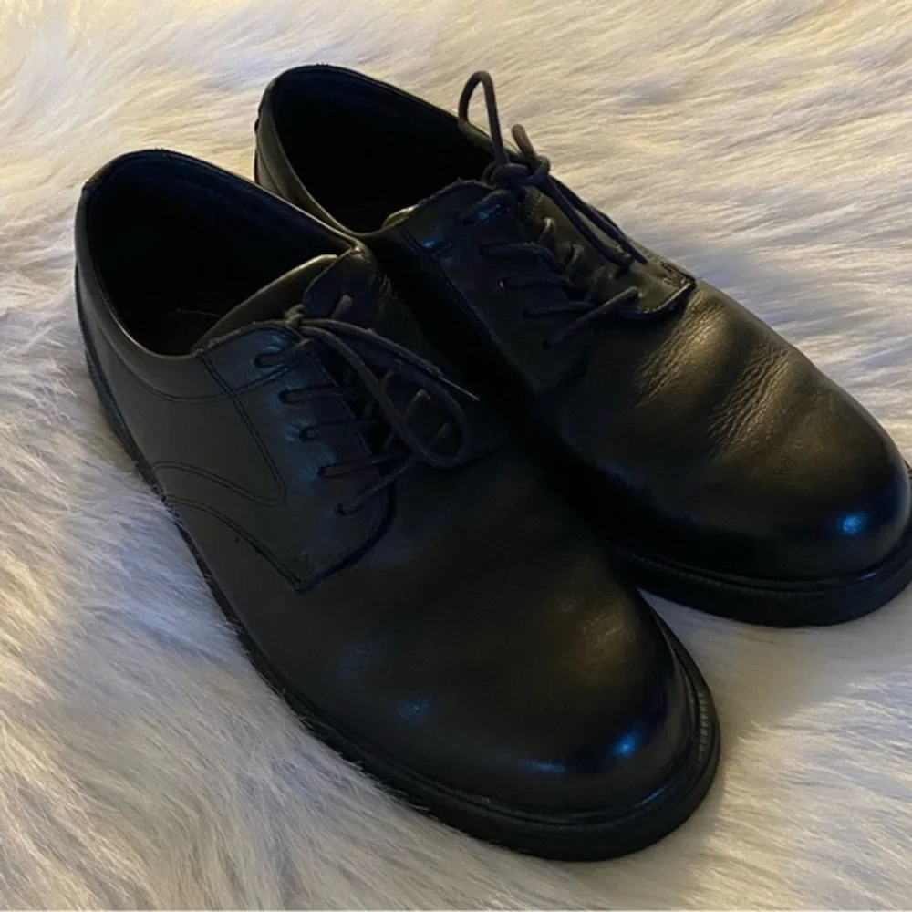 Nunn Bush Shoes Mens Size 10.5M Genuine Leather Lace Up Dress‎ Oxfords Black