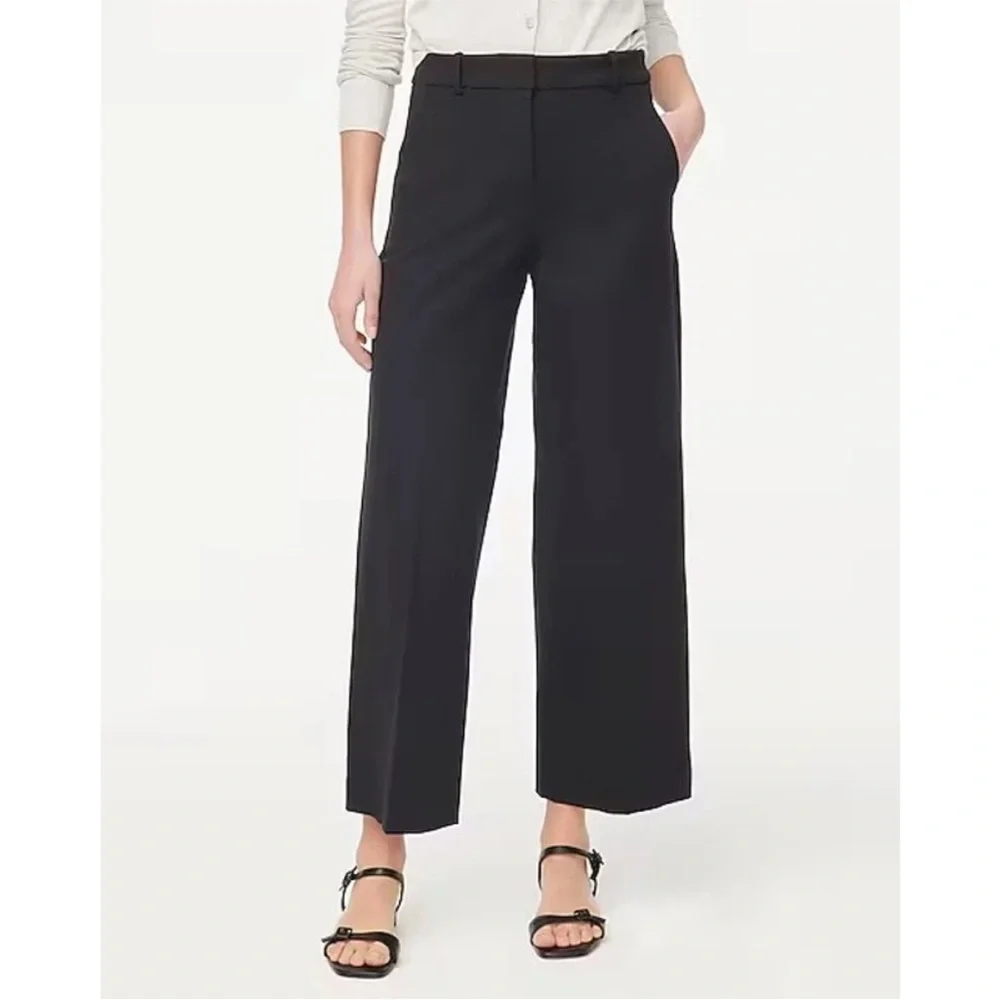 J. Crew Black Remy Wide Leg Pant 20 NWT
