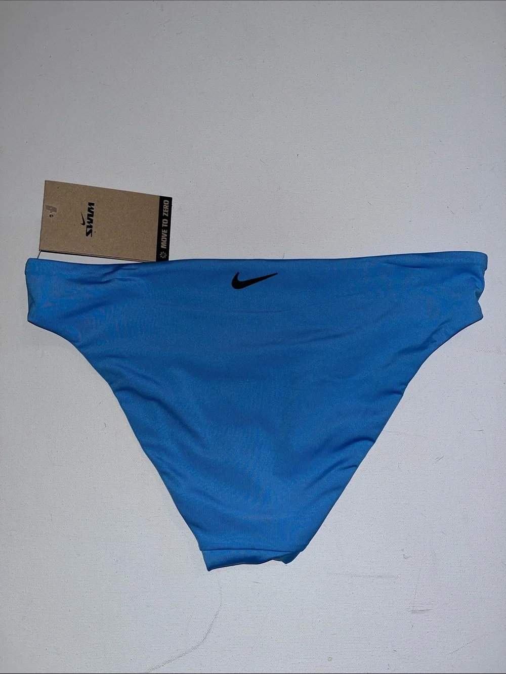 Nike Swim Bikini Bottom Womens S Essential Hipster blue liner NWT $44